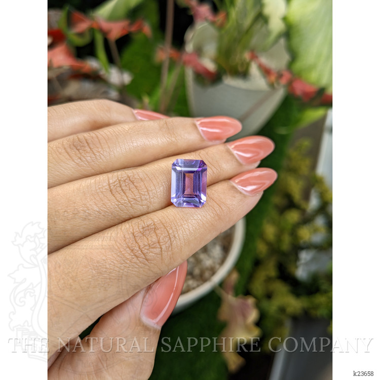 6.36 Ct. Purple Amethyst from Ceylon (Sri Lanka)