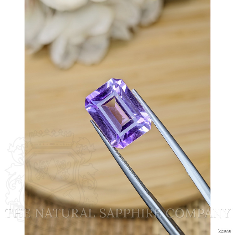 6.36 Ct. Purple Amethyst from Ceylon (Sri Lanka)