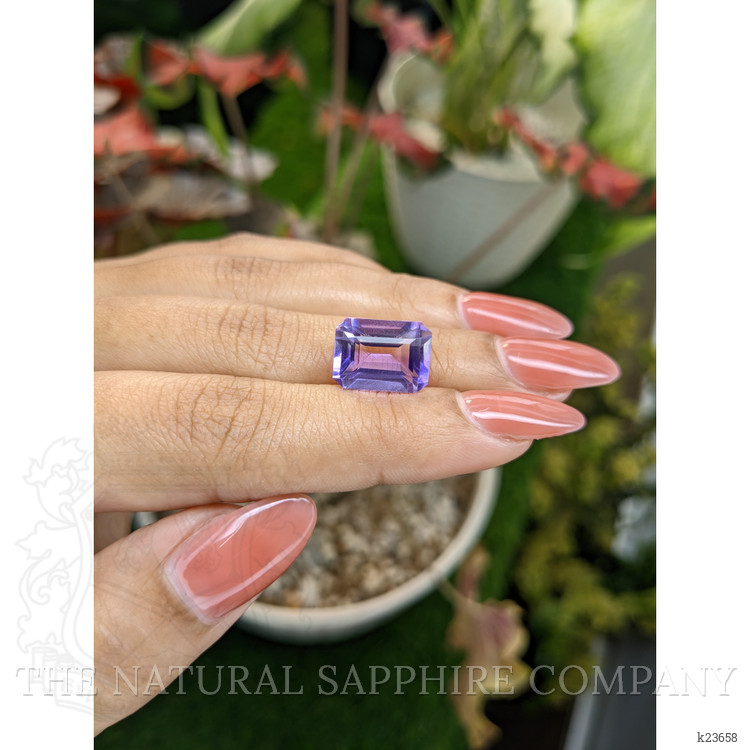 6.36 Ct. Purple Amethyst from Ceylon (Sri Lanka)