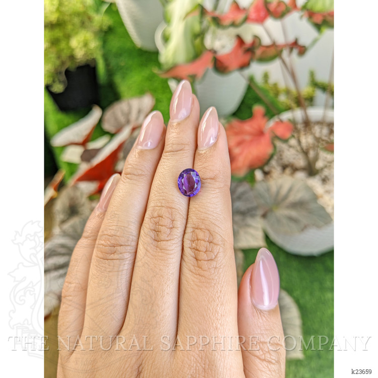 2.66 Ct. Purple Amethyst from Ceylon (Sri Lanka)