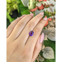 2.66 Ct. Purple Amethyst from Ceylon (Sri Lanka) Life Style