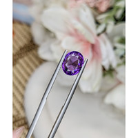 2.66 Ct. Purple Amethyst from Ceylon (Sri Lanka) Life Style
