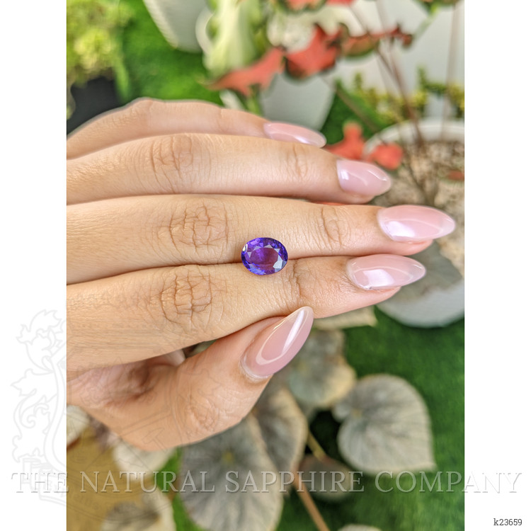 2.66 Ct. Purple Amethyst from Ceylon (Sri Lanka)