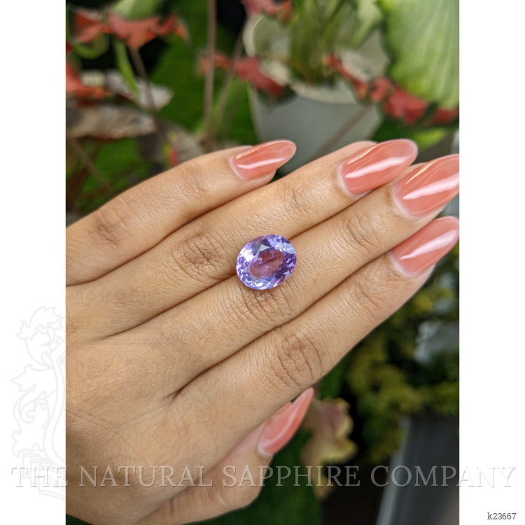 6.34 Ct. Purple Amethyst from Ceylon (Sri Lanka)