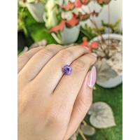2.44 Ct. Purple Amethyst from Ceylon (Sri Lanka) Life Style