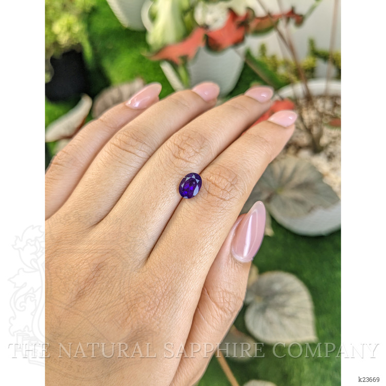 1.39 Ct. Purple Amethyst from Ceylon (Sri Lanka)