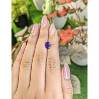 1.39 Ct. Purple Amethyst from Ceylon (Sri Lanka) Life Style