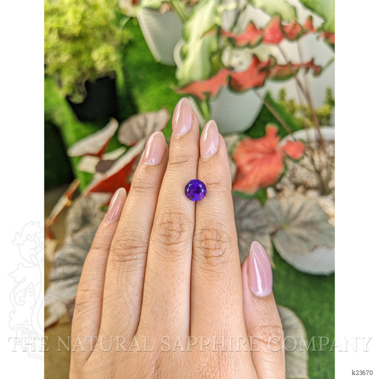 2.22 Ct. Purple Amethyst from Ceylon (Sri Lanka)
