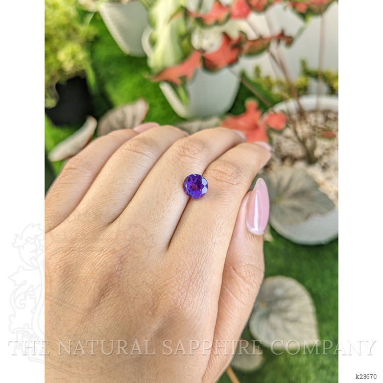 2.22 Ct. Purple Amethyst from Ceylon (Sri Lanka)