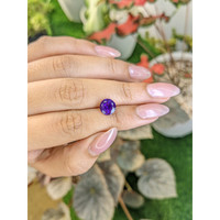 2.22 Ct. Purple Amethyst from Ceylon (Sri Lanka) Life Style
