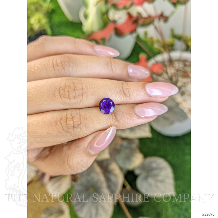 2.22 Ct. Purple Amethyst from Ceylon (Sri Lanka)