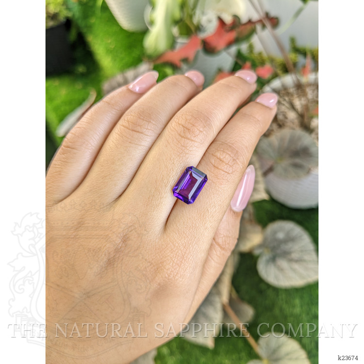 3.83 Ct. Purple Amethyst from Ceylon (Sri Lanka)