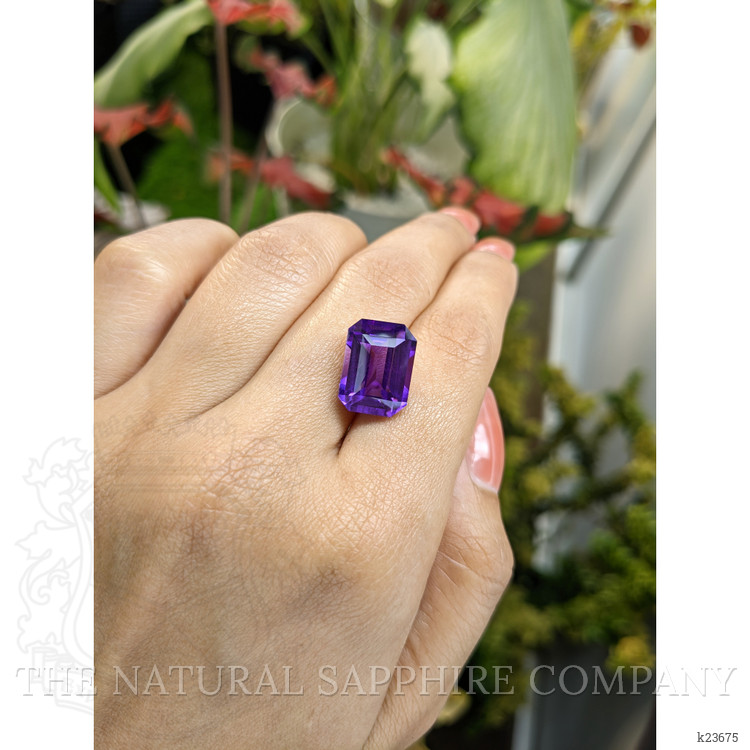 8.78 Ct. Purple Amethyst from Ceylon (Sri Lanka)
