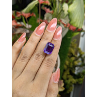 8.78 Ct. Purple Amethyst from Ceylon (Sri Lanka) Life Style