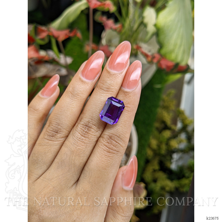 8.78 Ct. Purple Amethyst from Ceylon (Sri Lanka)