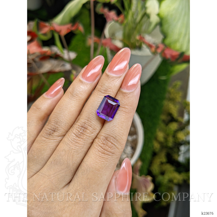5.55 Ct. Purple Amethyst from Ceylon (Sri Lanka)