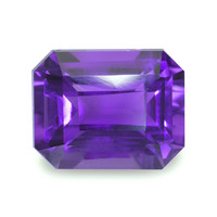 11.22 Ct.Tw. Emerald Cut Amethyst