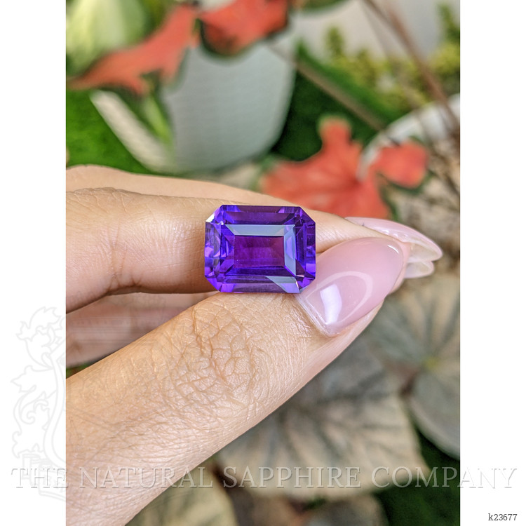 11.22 Ct. Purple Amethyst from Ceylon (Sri Lanka)
