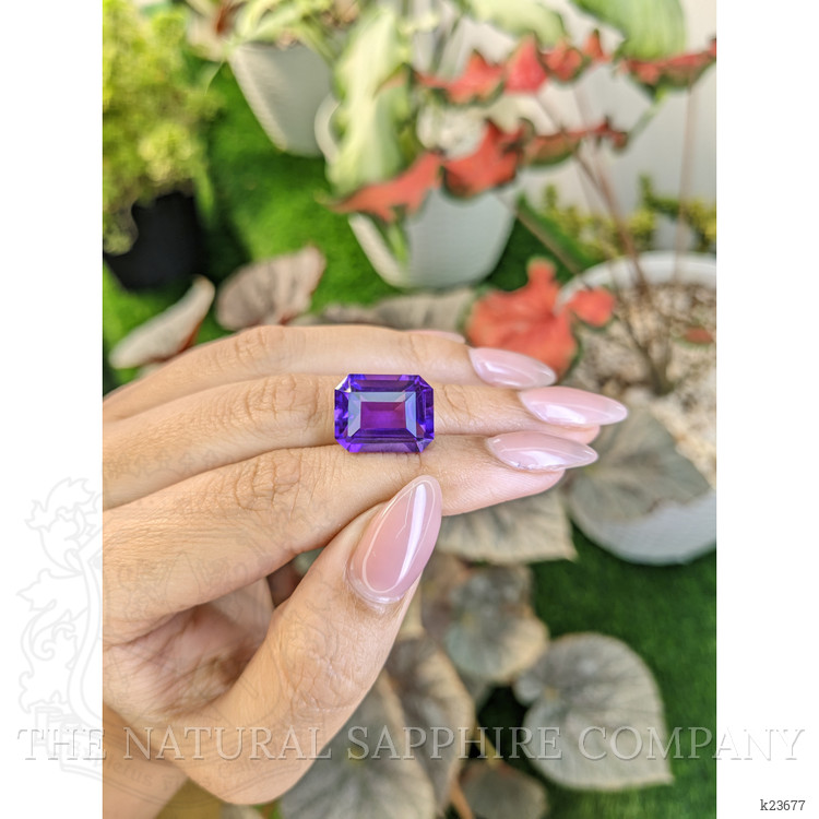 11.22 Ct. Purple Amethyst from Ceylon (Sri Lanka)