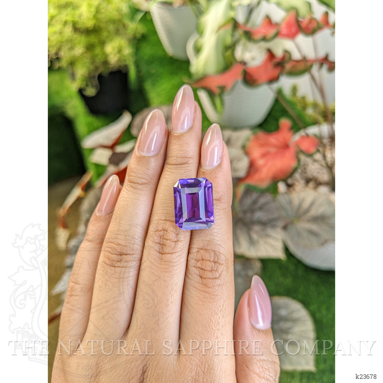 17.13 Ct. Purple Amethyst from Ceylon (Sri Lanka)