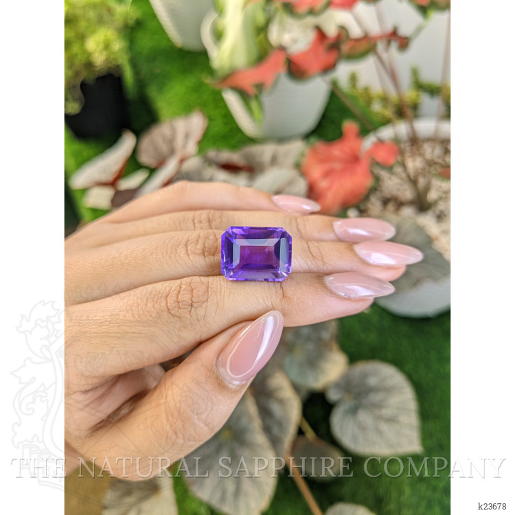 17.13 Ct. Purple Amethyst from Ceylon (Sri Lanka)