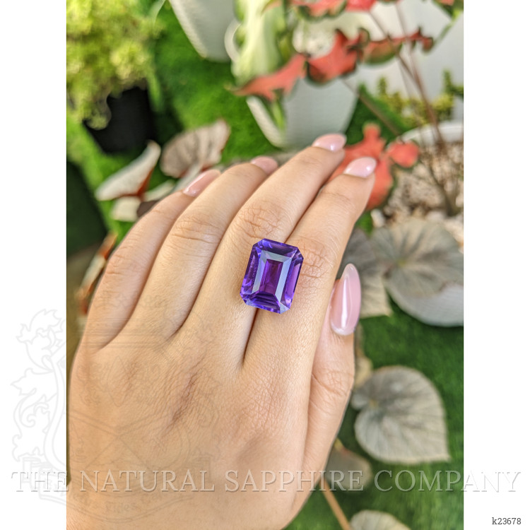 17.13 Ct. Purple Amethyst from Ceylon (Sri Lanka)