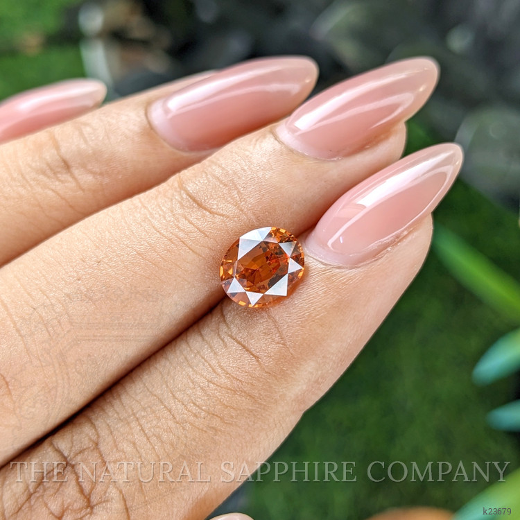 2.26 Ct. Orange Spessartite Garnet from Tanzania