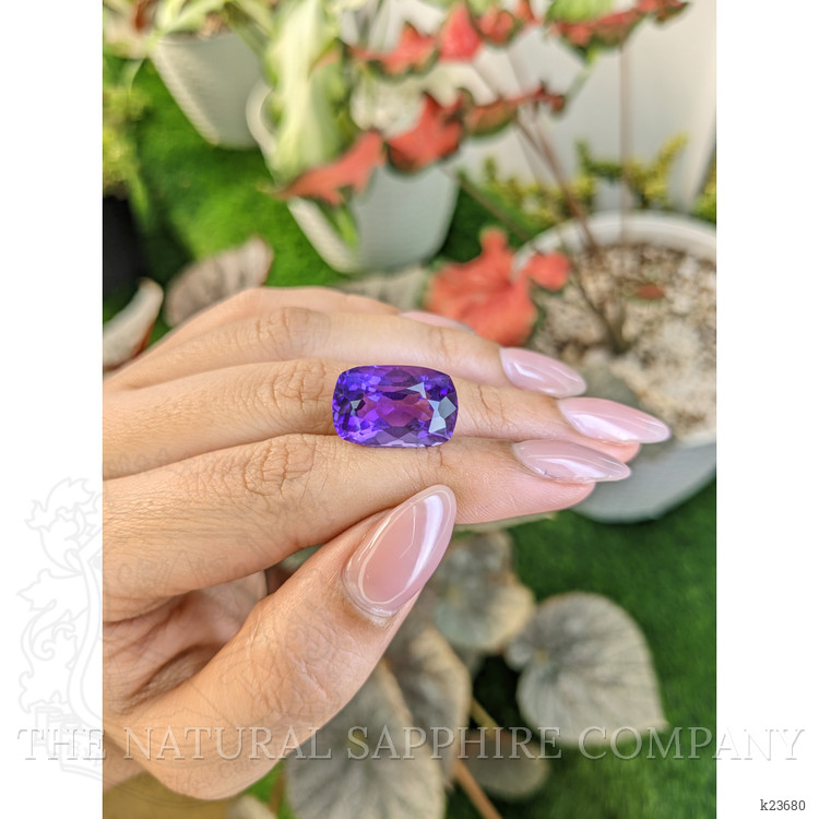 13.40 Ct. Purple Amethyst from Ceylon (Sri Lanka)