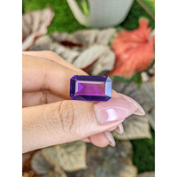 11.78 Ct. Purple Amethyst from Ceylon (Sri Lanka) Life Style