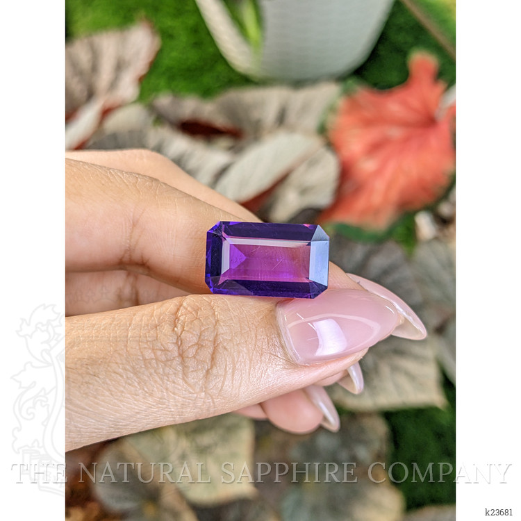 11.78 Ct. Purple Amethyst from Ceylon (Sri Lanka)
