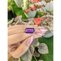 11.78 Ct. Purple Amethyst from Ceylon (Sri Lanka) Life Style