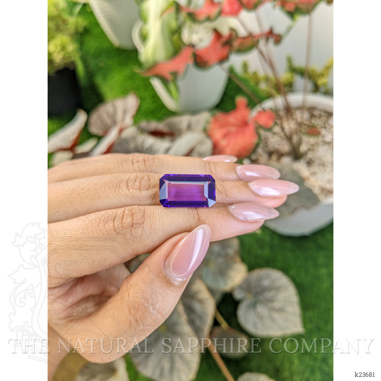11.78 Ct. Purple Amethyst from Ceylon (Sri Lanka)
