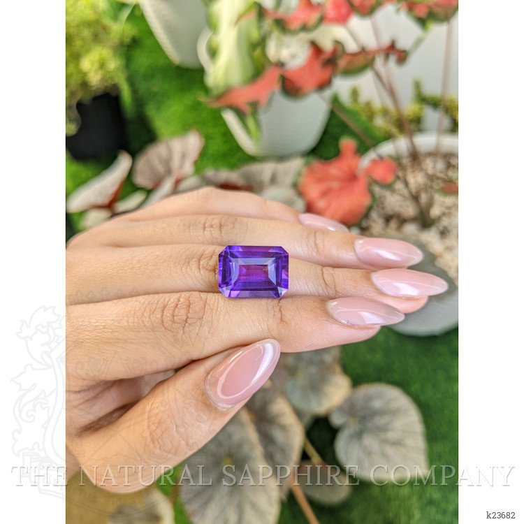 12.57 Ct. Purple Amethyst from Ceylon (Sri Lanka)