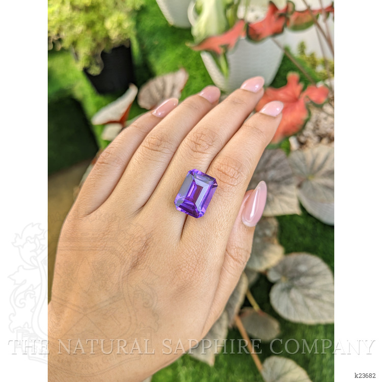 12.57 Ct. Purple Amethyst from Ceylon (Sri Lanka)