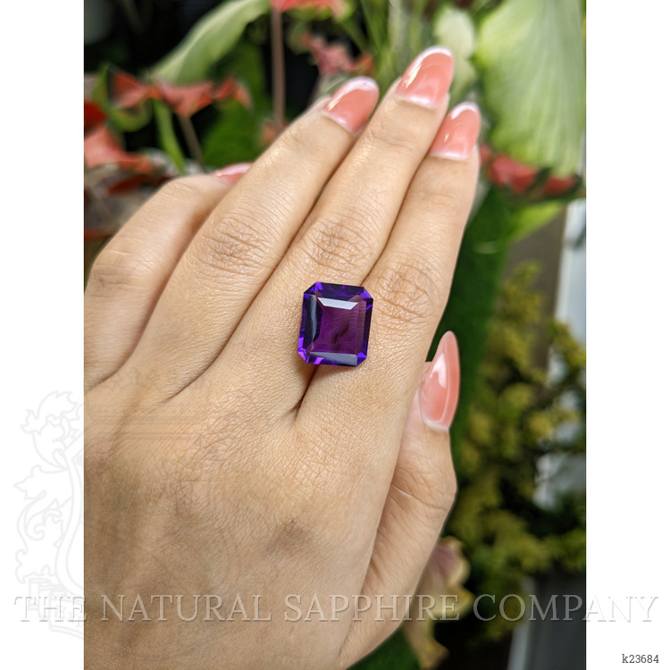 9.38 Ct. Purple Amethyst from Ceylon (Sri Lanka)