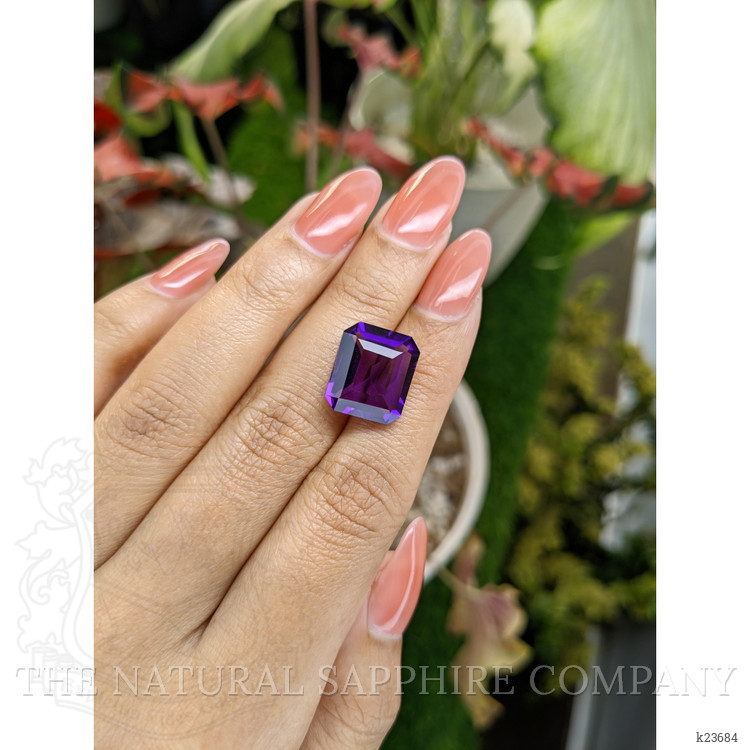 9.38 Ct. Purple Amethyst from Ceylon (Sri Lanka)