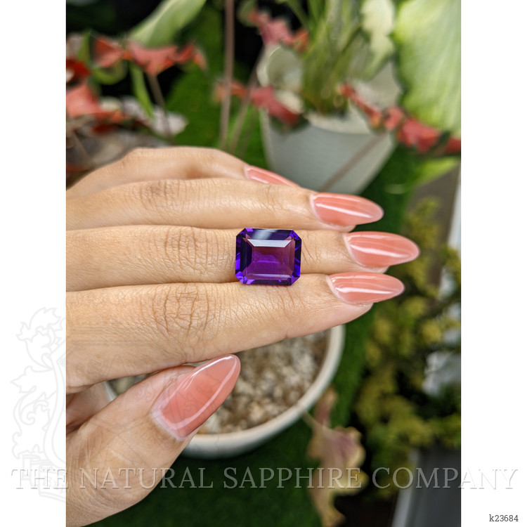 9.38 Ct. Purple Amethyst from Ceylon (Sri Lanka)