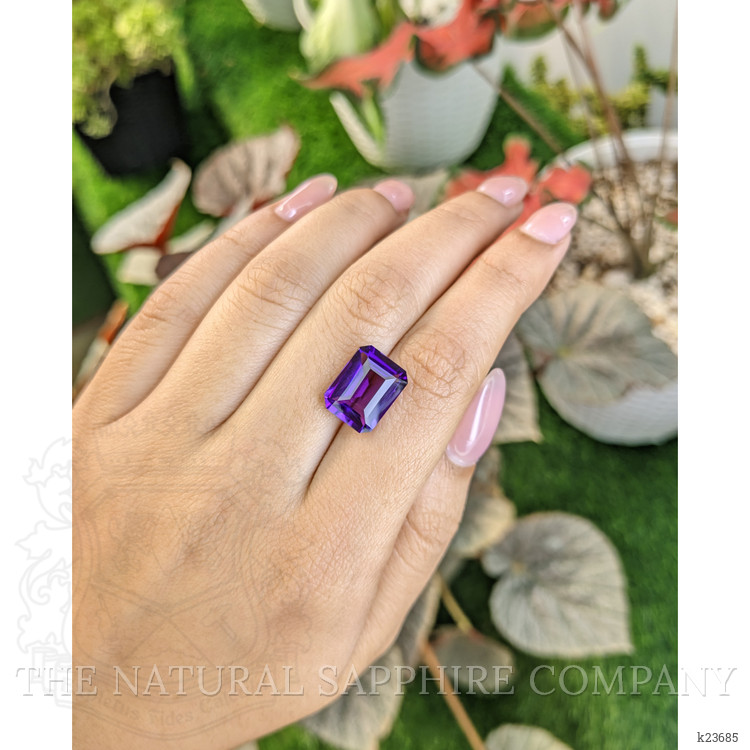 6.66 Ct. Purple Amethyst from Ceylon (Sri Lanka)