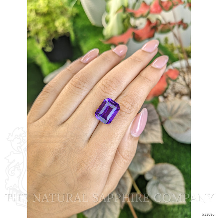 9.04 Ct. Purple Amethyst from Ceylon (Sri Lanka)