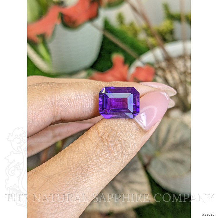 9.04 Ct. Purple Amethyst from Ceylon (Sri Lanka)