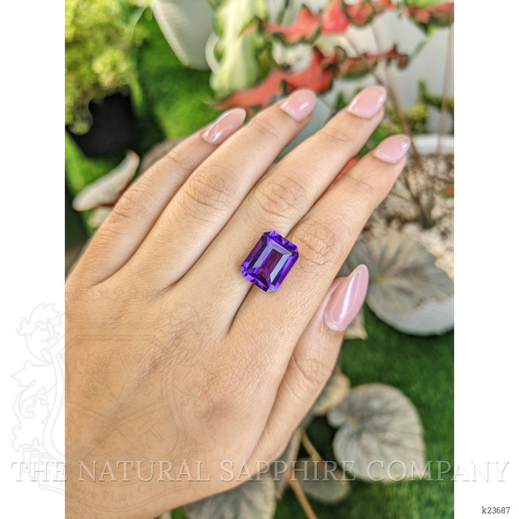8.62 Ct. Purple Amethyst from Ceylon (Sri Lanka)