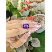 8.62 Ct. Purple Amethyst from Ceylon (Sri Lanka) Life Style