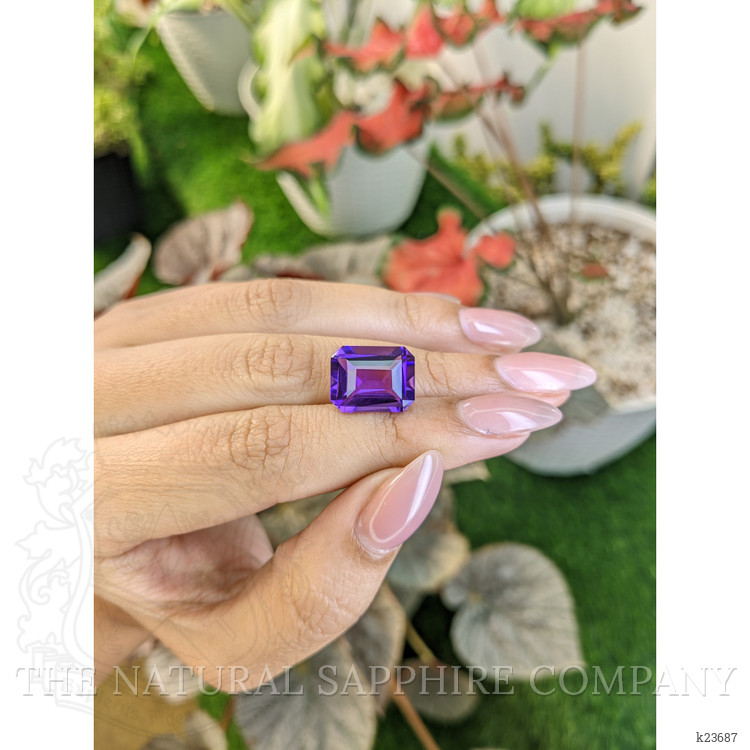 8.62 Ct. Purple Amethyst from Ceylon (Sri Lanka)
