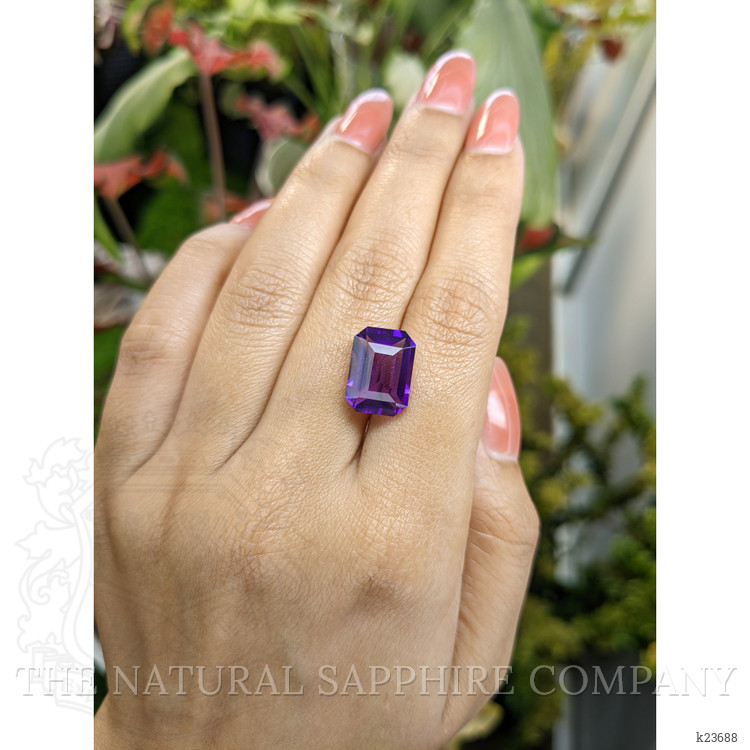6.93 Ct. Purple Amethyst from Ceylon (Sri Lanka)