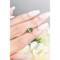 1.49 Ct. Demantoid Garnet from Madagascar Life Style