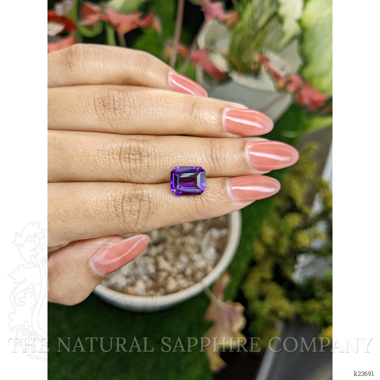 4.81 Ct. Purple Amethyst from Ceylon (Sri Lanka)
