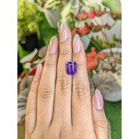 4.25 Ct. Purple Amethyst from Ceylon (Sri Lanka) Life Style