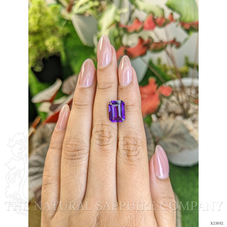 4.25 Ct. Purple Amethyst from Ceylon (Sri Lanka)