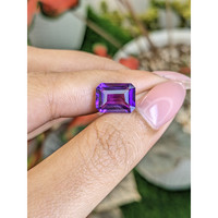 4.25 Ct. Purple Amethyst from Ceylon (Sri Lanka) Life Style
