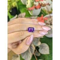4.25 Ct. Purple Amethyst from Ceylon (Sri Lanka) Life Style